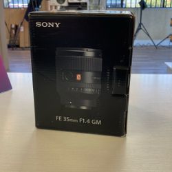 Sony FE 35mm F.14 GM Lens