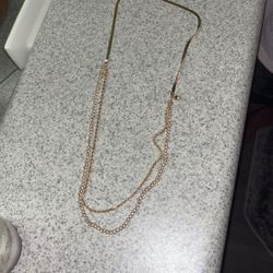 Herringbone Layered Necklace 