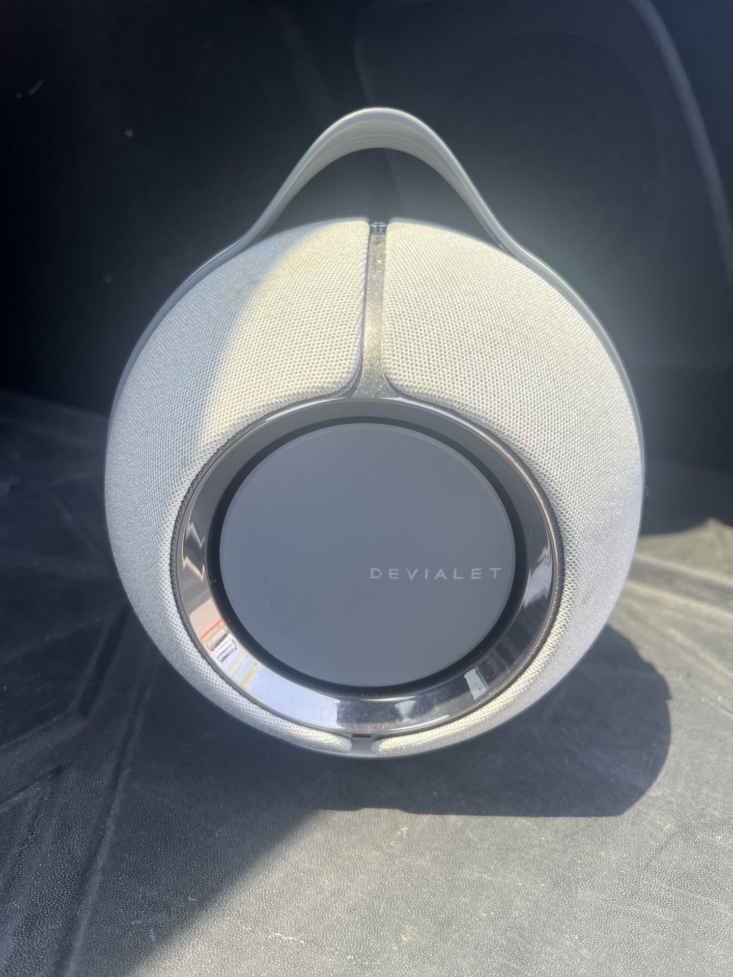 Devialet - Mania Portable Smart Speaker Light Grey- Premium Compact Sound