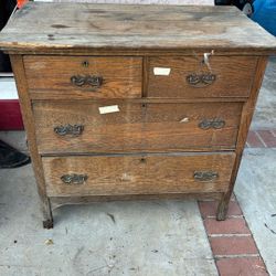 FREE!! Old Antique Dresser - Needs Work