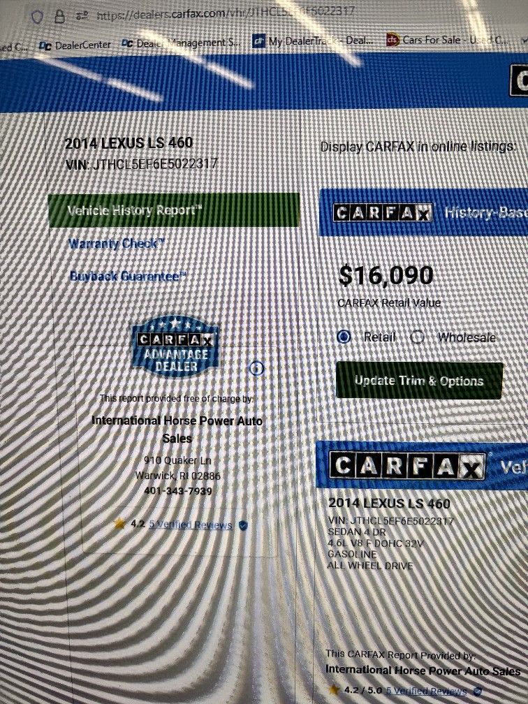 2014 Lexus LS 460