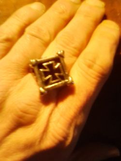 Stainless Steel Bikers Ring Size 12