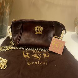 Pratesi Firenze Italy Mini Crossbody Bag