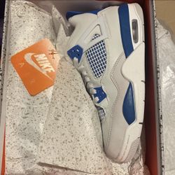 Jordan 4 Retro OG Military Blue Industrial Blue Mens