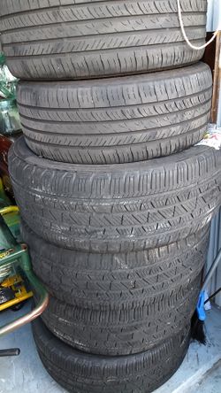 Tires 2-215/45r17 and 4-255/50r20