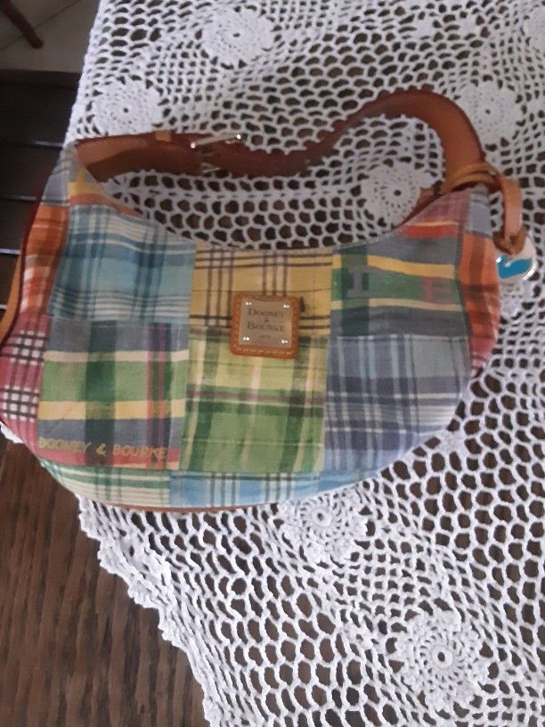 Dooney & Bourke Madres Rare Plaid Picnic Ant Purse
