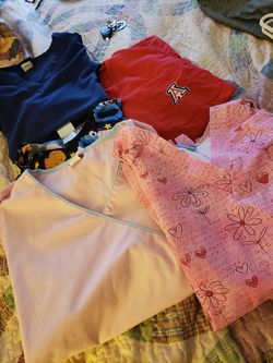 scrub top size 2x