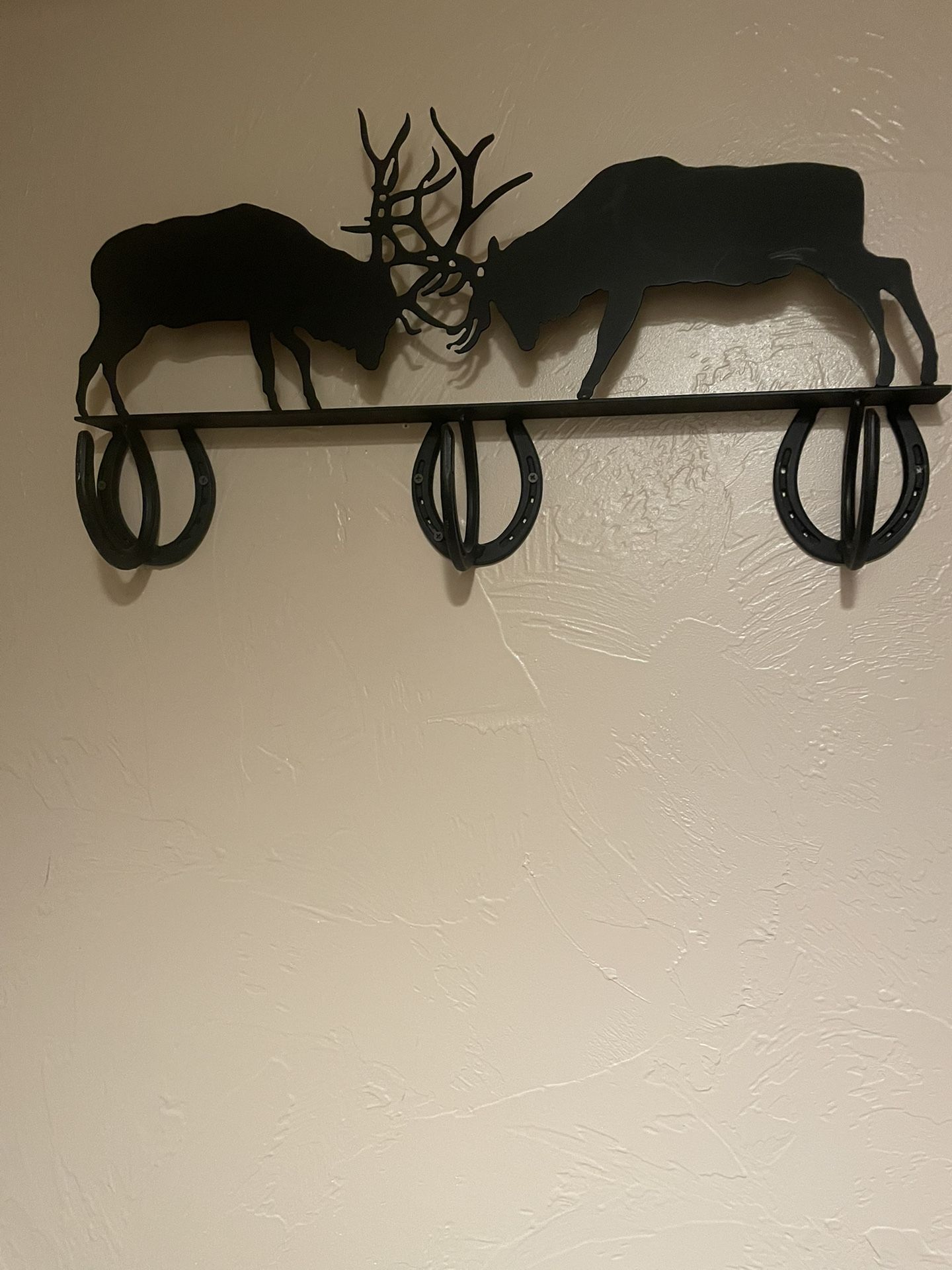 Bull Elk Coat Hanger 