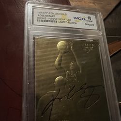 Kobe Bryant Gold Card 