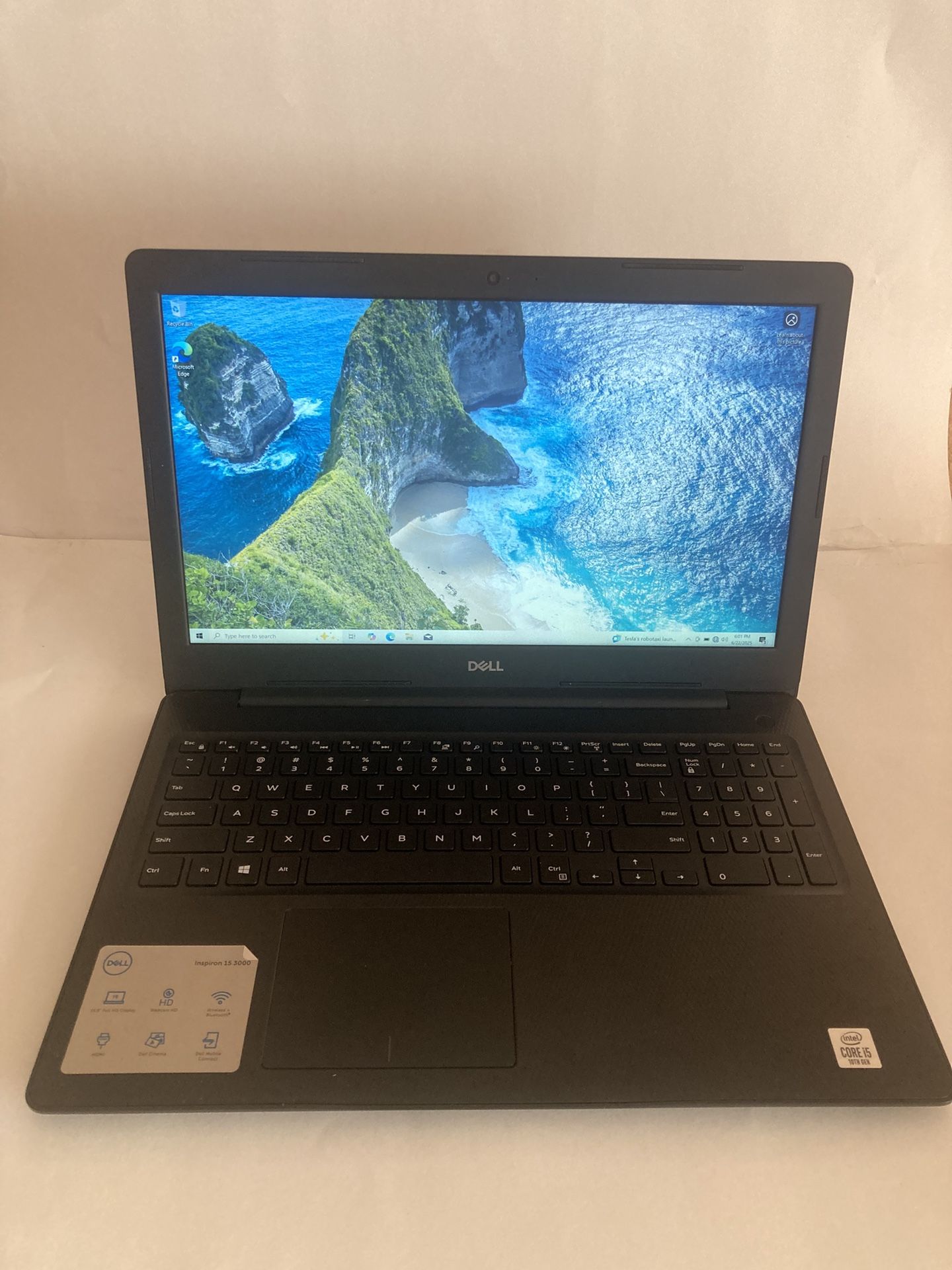 Dell 15 Inch Laptop With 32GB RAM and Docking Station