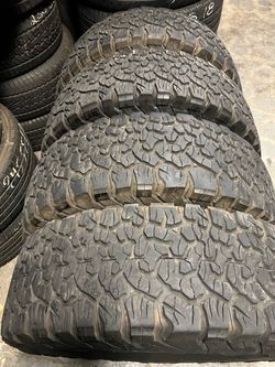 Tengo estas 4 llantas LT265/70R17  BFGOODRICH  ALL TERRAIN  KO2 A/T