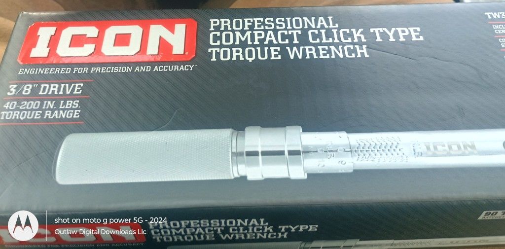 3/8 Icon Torque Wrench