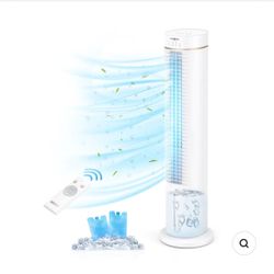 Evaporative air cooler AC/tower fan