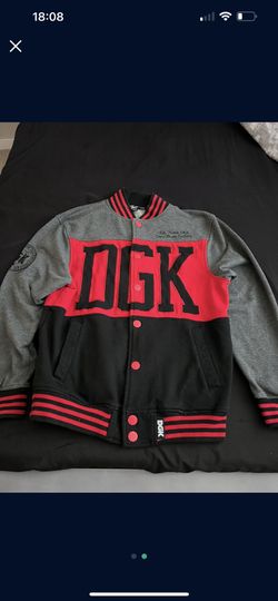 DGK Letterman Fleece Button-Up Sweater