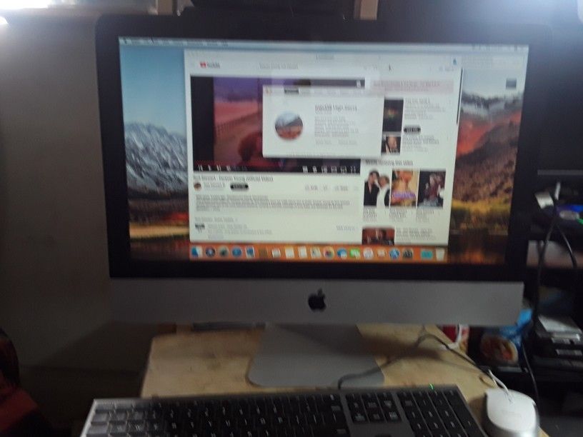 Apple iMac A1311 21,5 Inch Intel 3.08 GHz 4 GB Memory 500 GB HD Keyboard And Mouse Included Good Condition