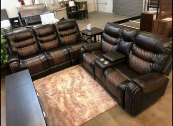 BRAND NEW LIVING ROOM RECLINING SOFA LOVESEAT OPTIONAL RECLINER, INCLUDING FREE DELIVERY PAY UPON ARRIVAL