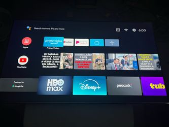 85” Hisense Android with Roku stick
