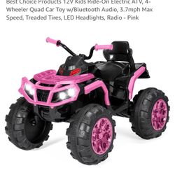4 wheeler for kids W bluetooth.  