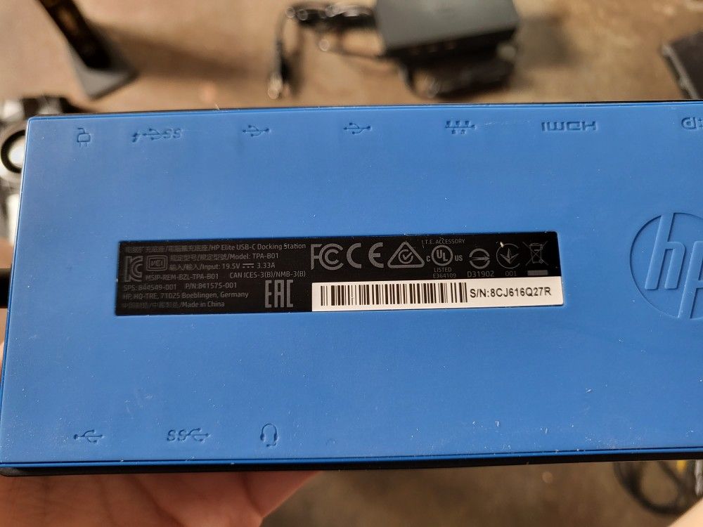 hp tpa-b01 laptop docking station