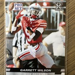 2022 Leaf Pro Set Draft #PS-07 Garrett Wilson (RC)