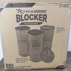 BRAND NEW Go Sports Xtra Man Blocker pop up defenders 3 pack