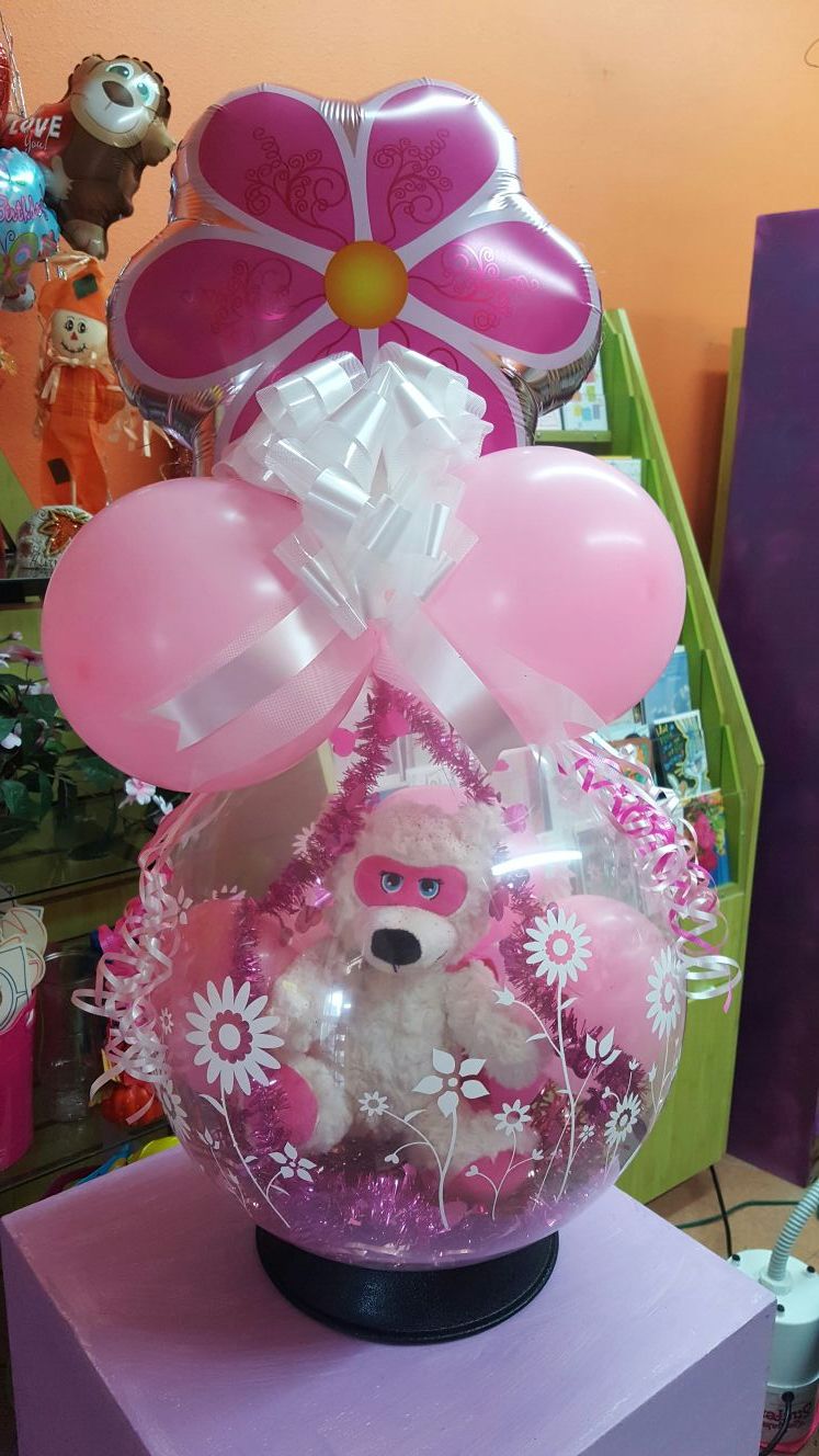 Teddy bear Englobado/Teddy bear inside the big balloon