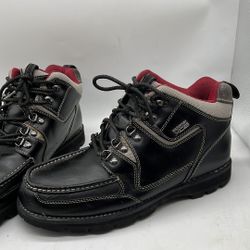 MEN'S ROCKPORT XCS WATERPROOF BLACK  BOOTS Size 12 