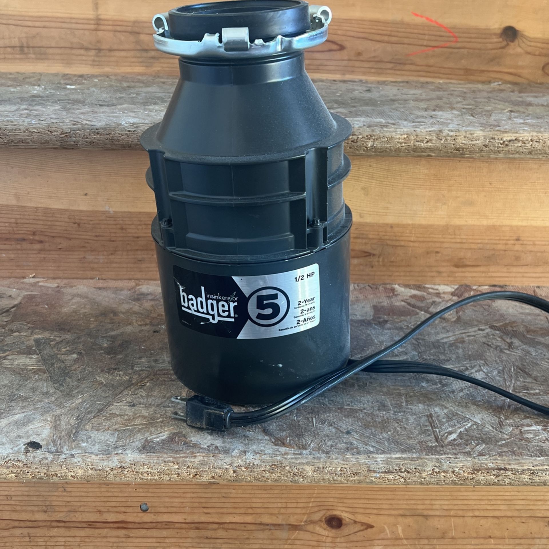 1/2 HP Garbage Disposal