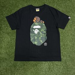 Green Baby Monkey Bape Head Tee