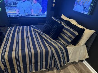 Queen Size Double Gel Mattress & Bed Frame