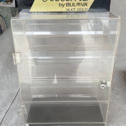 Bulova clearance display case