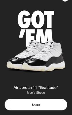 Jordan 11 gratitudes New Price Firm