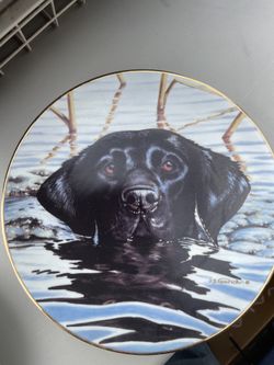 Original artwork placed on a plate, limited edition