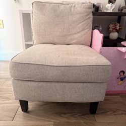 2 Beige Singular Sofas