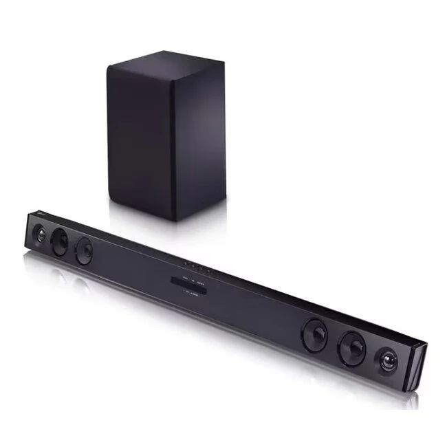 LG SQC2 2.1 Sound Bar w. Wireless Subwoofer, Bluetooth & Adaptive Sound Control