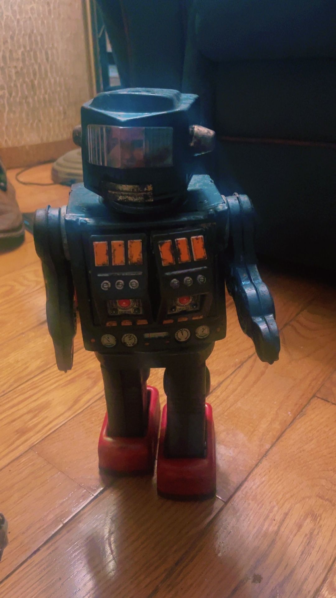 Vintage Old 1960s Tin Horikawa Super Astronaut Robot