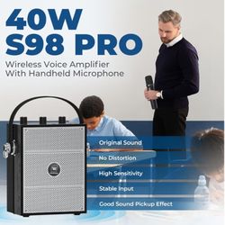 NEW SANMIC WIRELESS VOICE AMPLIFIER WITH MICROPHINE