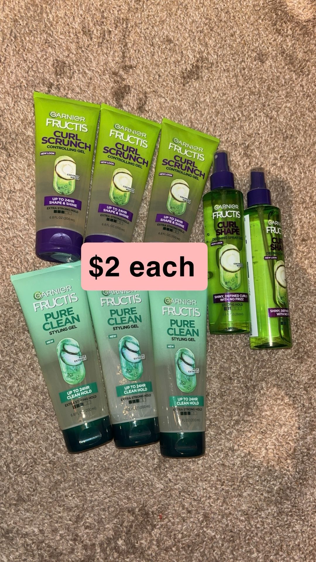 Garnier Fructis Hair Products