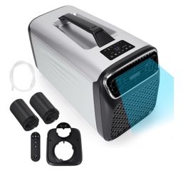 :New in the box Portable Camping Air Conditioner with Handle & Remote Control, 5200BTU 4-in-1 Portable Tent Air Conditioner Cooling Unit for RV Trucks