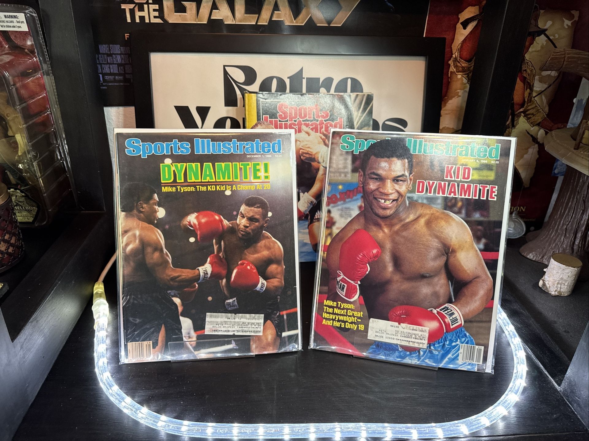 Mike Tyson Sports Illustrated 1st Cover Jan 6 1986 Kid Dynamite Boxing Bundle VG