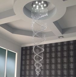 Brand new crystal chandelier /hi ceiling chandelier/stairs chandelier/bedroom chandelier/kitchen chandelier/living room chandelier/bathroom chandelie