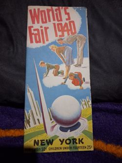 1940 Worlds Fair  Program  ,New York 