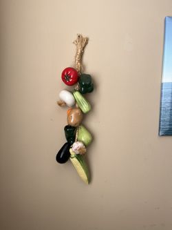 Ceramic Vegetales Wall Decor