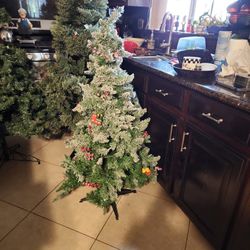 5 Feet Tall Chrias Tree No Ligths