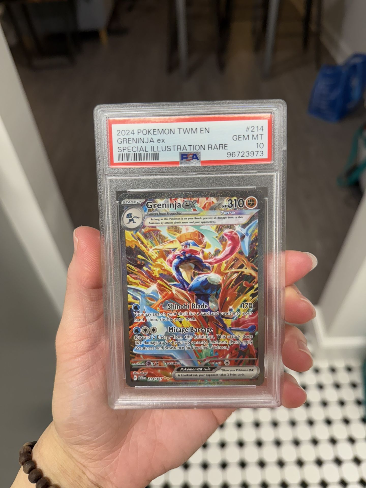 Greninja ex 214/167 PSA 10 - Twilight Masquerade