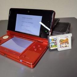 Nintendo Flame Red 3DS