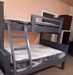 Twin full bunk bed