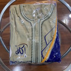 Ikaf short sleeve thobe - size 54 - sage