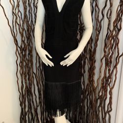 New Venus very Sexy Fringe Plunge Neckline Dress