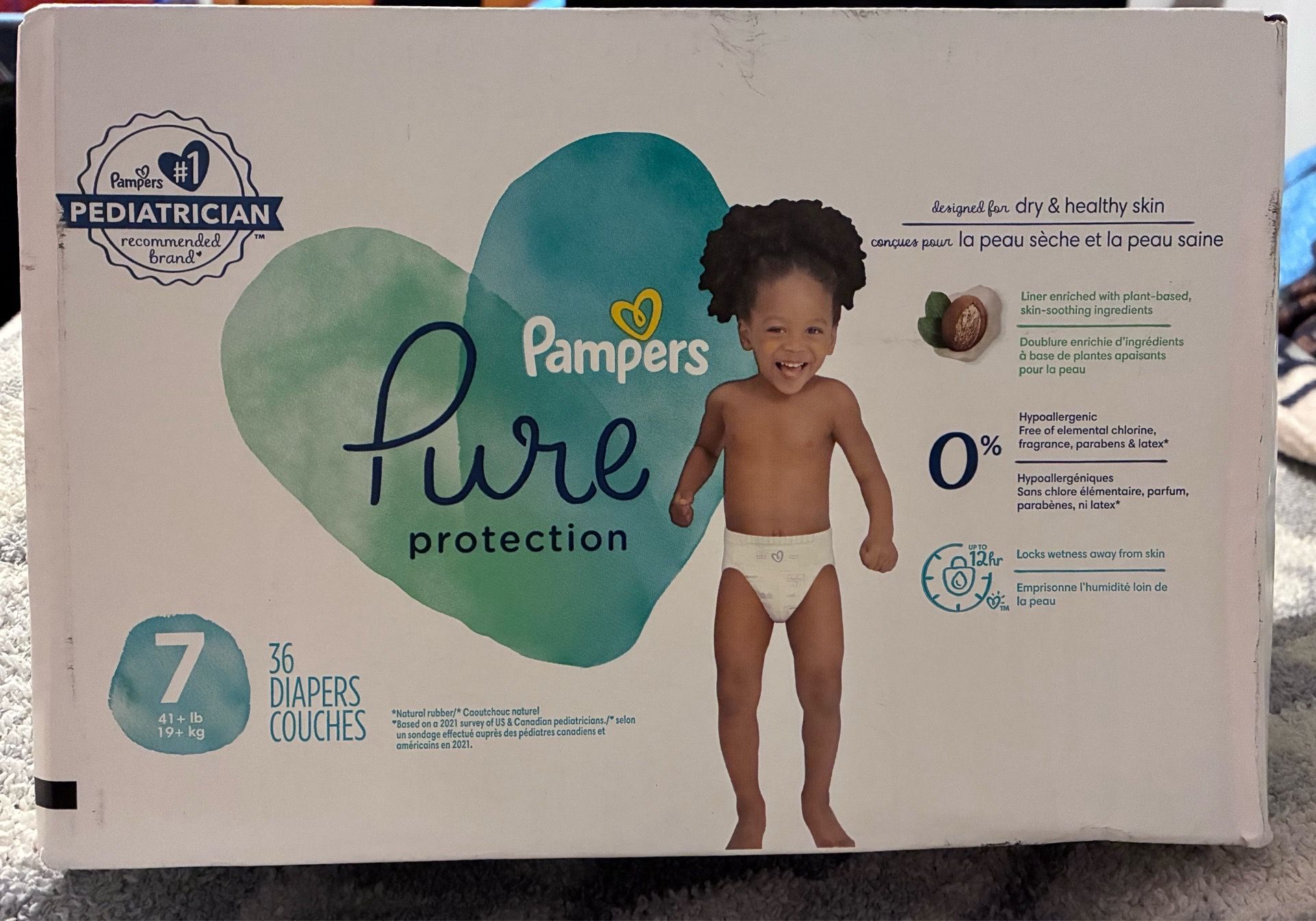 Pampers Pure Protection Size 7 , 36 count